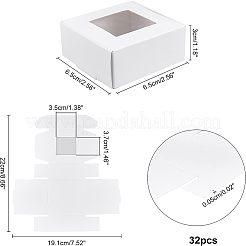 Красно-бумажные картонные шкатулки для драгоценностей&nbsp;CON-FH0001-31B
