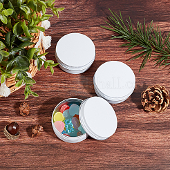 Круглые алюминиевые жестяные банки CON-WH0079-13A