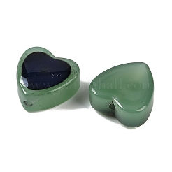 Двухцветные стеклянные бусины для настроения&nbsp;GLAA-Z007-10D