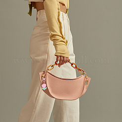 12 шт. 6-х цветные подвесные украшения в виде тюльпанов из смолы&nbsp;HJEW-UN0001-26