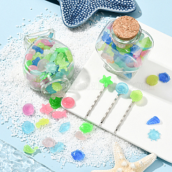 120 г светящихся акриловых бусин&nbsp;OACR-SP0001-79A