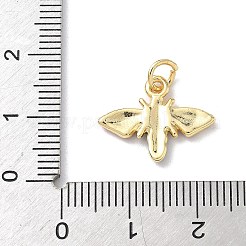 Подвески из латуни с эмалью в виде насекомых&nbsp;KK-B155-01A-01G