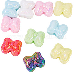 10шт УФ-покрытие непрозрачные акриловые бусины&nbsp;OACR-TA0004-06