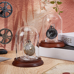 2 шт. купольная крышка из арочного стекла&nbsp;AJEW-PH0007-25