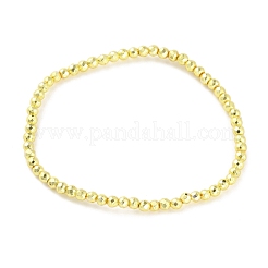 Эластичный браслет из синтетического гематита с круглыми бусинами&nbsp;BJEW-TAC0005-01G-02