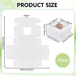 Бумажный подарочный ящик для хранения&nbsp;CON-WH0001-27B-01