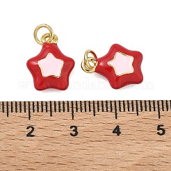 Латунь эмаль подвески&nbsp;KK-H259-01B-G03