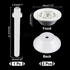 1 шт. пластиковая крышка колеса с 2 шт. пластиковыми шпульками&nbsp;FIND-GA0004-38