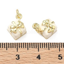 Латунь эмаль подвески&nbsp;KK-F933-18G-03