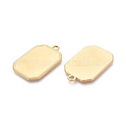 Оправы для подвесок из нержавеющей стали 304 в виде кабошонов&nbsp;STAS-N108-76G