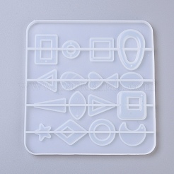 Серьги подвеска силиконовые Молды&nbsp;DIY-L023-32