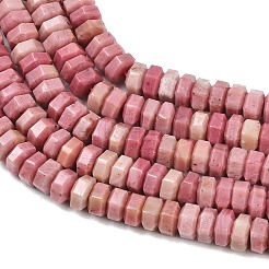 Природные родонит бисер нитей&nbsp;G-G317-A19-3X6MM