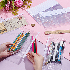 120 шт. прозрачный ПВХ-пакет для файлов с застежкой-молнией формата А6&nbsp;ABAG-WA0001-04