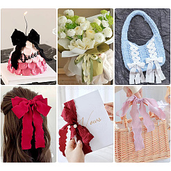 2 рулон 2-цветных полиэстеровых лент с рюшами&nbsp;OCOR-TA0001-80