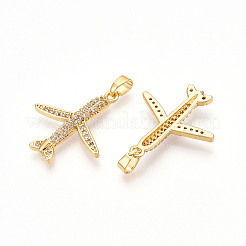 Латунные микро проложить кубического циркония подвески&nbsp;X-KK-T070-83G