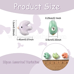 10 шт. фарфоровые керамические бусины ручной работы&nbsp;PORC-YW0001-79