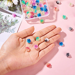 Кабошоны из смолы 60шт 6 цветов&nbsp;MRMJ-TA0001-42