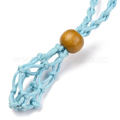 Регулируемый плетеный вощеный шнур для изготовления колье в макраме&nbsp;NJEW-I243-A02