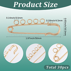 30шт железная брошь выводы&nbsp;FIND-SC0020-15KCG