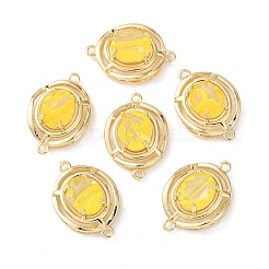 Латунь со стеклянными подвесками&nbsp;KK-Z141-13G