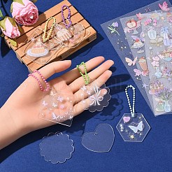 Наборы для изготовления акриловых брелоков своими руками&nbsp;DIY-YW0012-35