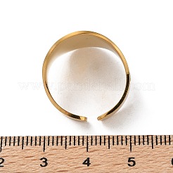 Регулируемые манжеты из нержавеющей стали 304 для женщин&nbsp;RJEW-L129-06G