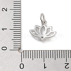 Подвески из латуни с покрытием из прозрачного кубического циркония&nbsp;KK-M293-11P