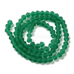 Имитировать нити бус из матового стекла из австрийского хрусталя&nbsp;LS-EGLA-A039-T4mm-MD10