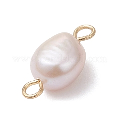 Натуральный культивированный пресноводный жемчуг картофельные звенья соединительные подвески&nbsp;PALLOY-JF04790