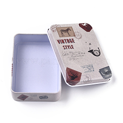 Шаблон почтового штемпеля жесть пустые коробки&nbsp;CON-WH0073-15C