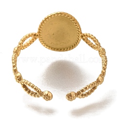 Кольца-манжеты из нержавеющей стали 304 для женщин&nbsp;RJEW-Z074-17G