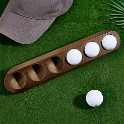 2 шт. настенный органайзер для мячей для гольфа из сосны с 6 отверстиями&nbsp;AJEW-PH0006-80