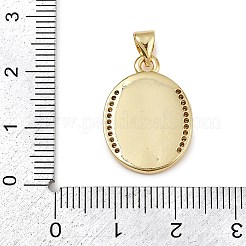 Латунные микро проложить кубического циркония подвески&nbsp;KK-D376-07G