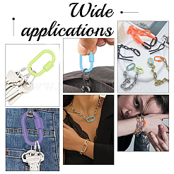 6 шт. 6 стиля карабины из сплава с винтовым фиксатором&nbsp;FIND-DR0002-08B