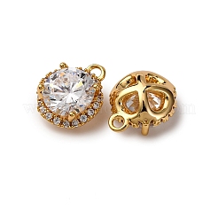Латунные микро проложить кубического циркония подвески&nbsp;KK-Z121-03G