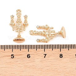 Латунные микро проложить кубического циркония подвески&nbsp;KK-L261-13G