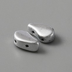 380шт гальванические чешские стеклянные бусины&nbsp;EGLA-WH0001-09C