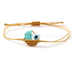 Браслеты из вощеного шнура со стеклянными вставками для женщин&nbsp;PS3674
