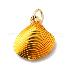 Подвески из латунной эмали в виде ракушки&nbsp;KK-A268-08G