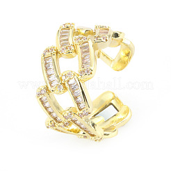 Открытые манжеты из латуни с микропаве кубический цирконий&nbsp;FS-WG511CD-01