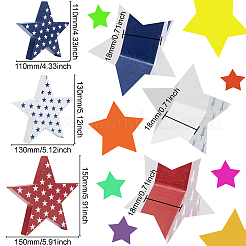 Украшения дисплея натурального дерева&nbsp;DJEW-WH0011-31