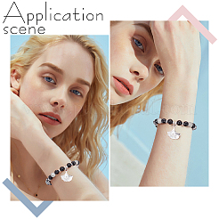 Распорные бусины из нержавеющей стали 304&nbsp;STAS-BBC0004-31A-S