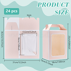 Складные бумажные подарочные пакеты&nbsp;ABAG-WH0045-44A