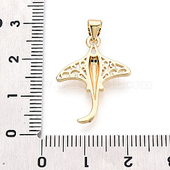 Латунные микро проложить кубического циркония подвески&nbsp;KK-T080-09G