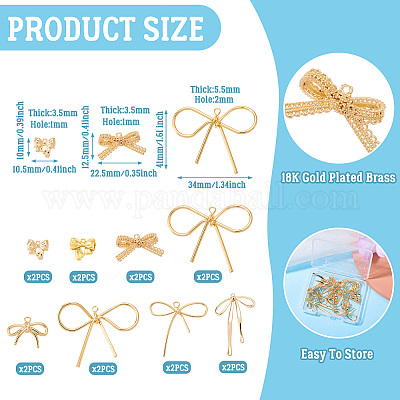 14шт 7 стиля латунные подвески KK-TA0001-85-1