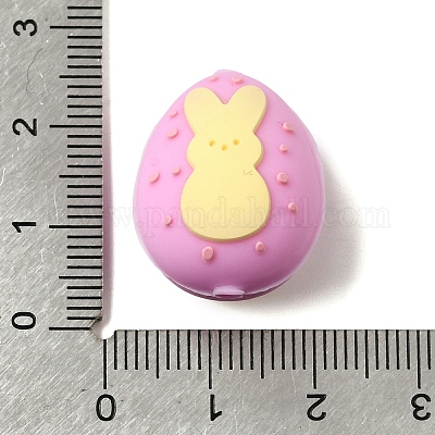 Пасхальные силиконовые фокусные бусины&nbsp;SIL-F020-03-1