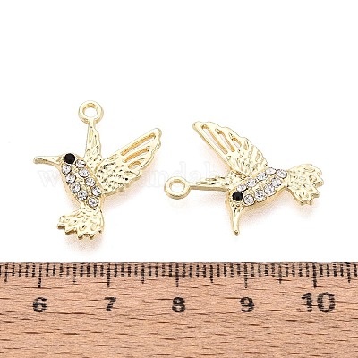 Подвески из сплава и хрусталя со стразами&nbsp;PALLOY-T095-09KCG-1