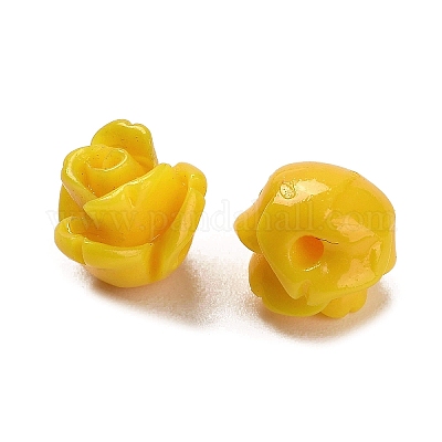 Резные бусины из синтетического коралла&nbsp;CORA-H003-01B-17-1