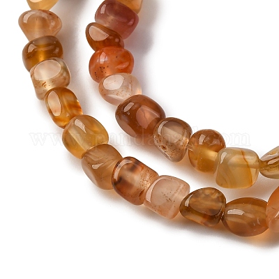 Крашеные природные сердолика бусы пряди&nbsp;G-F465-22-1