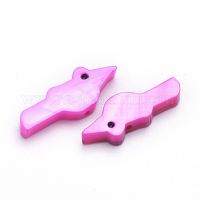 Бусины из натуральных пресноводных ракушек&nbsp;SHEL-Q008-87-1